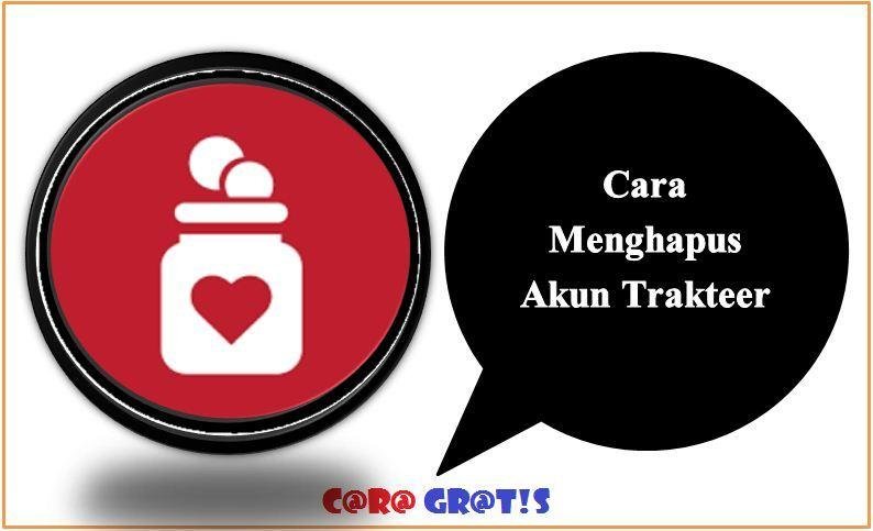 Cara Menghapus Akun Trakteer