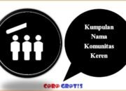 Nama Komunitas Keren
