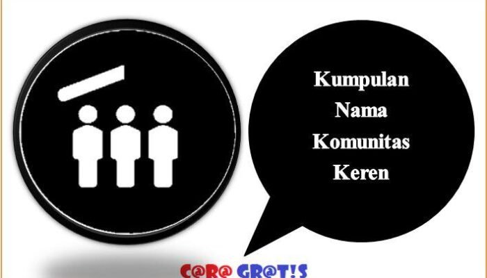Nama Komunitas Keren