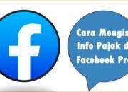 Cara Mengisi Info Pajak di Facebook Pro