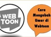 Cara Mengubah Umur di Webtoon