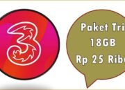 Cara Daftar Paket Tri 18GB Rp 25 Ribu