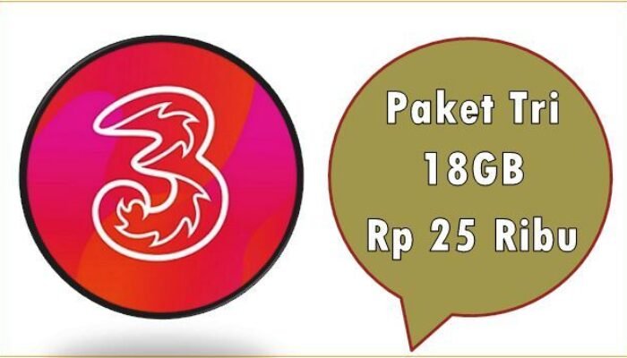 Cara Daftar Paket Tri 18GB Rp 25 Ribu