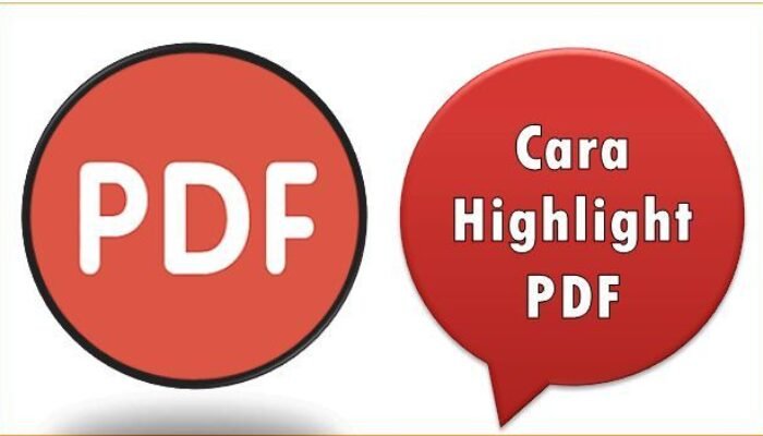 Cara Highlight PDF