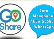 Cara Menghapus Akun GoShare WhatsApp