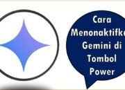 Cara Menonaktifkan Gemini di Tombol Power