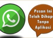 Pesan Ini Telah Dihapus Tanpa Aplikasi