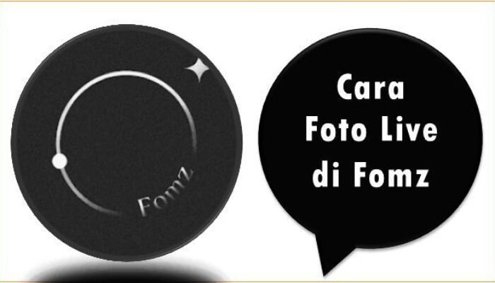 Cara Foto Live di Fomz