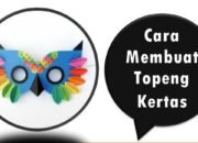 Cara Membuat Topeng Kertas