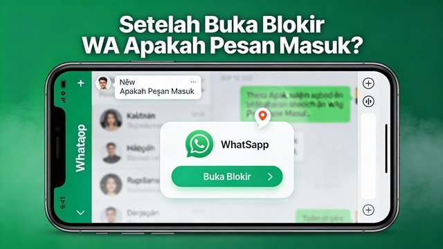 Setelah Buka Blokir WA Apakah Pesan Masuk