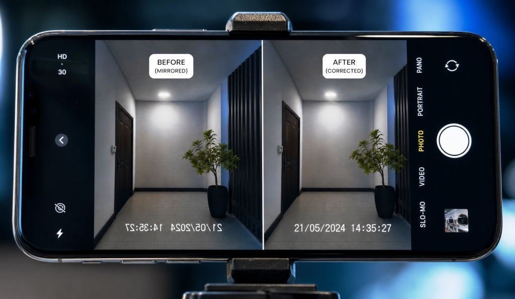 Cara Agar Timestamp Tidak Mirror